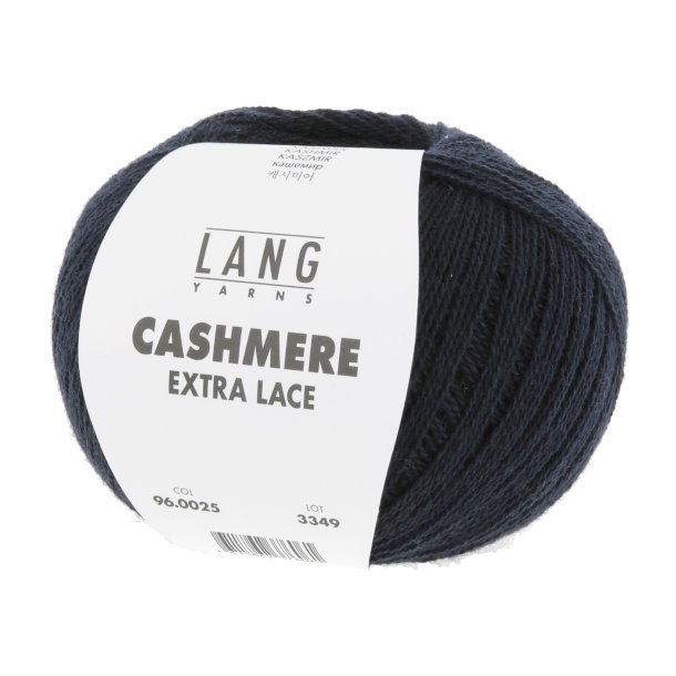 Lang Yarns - Cashmere Ekstra Lace Fv. 25 Navy