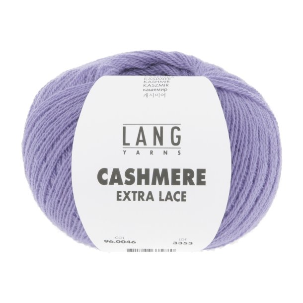 Lang Yarns - Cashmere Ekstra Lace Fv. 46 Lavendel