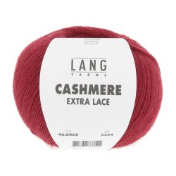 Lang Yarns - Cashmere Ekstra Lace Fv. 60 Rd
