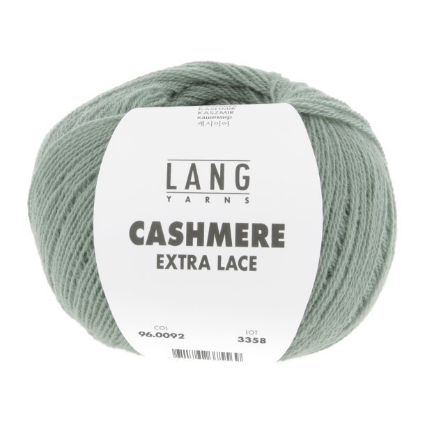 Lang Yarns - Cashmere Ekstra Lace Fv. 92 Salvie