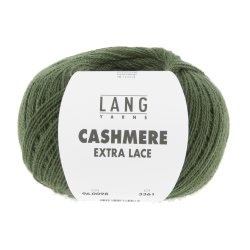 Lang Yarns - Cashmere Ekstra Lace Fv. 98 Mrk Oliven