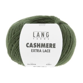 Lang Yarns - Cashmere Ekstra Lace Fv. 98 Mrk Oliven