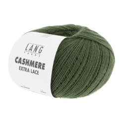 Lang Yarns - Cashmere Ekstra Lace Fv. 98 Mrk Oliven
