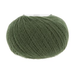 Lang Yarns - Cashmere Ekstra Lace Fv. 98 Mrk Oliven