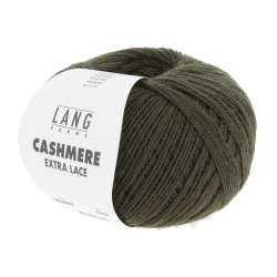 Lang Yarns - Cashmere Ekstra Lace Fv. 99 Army Grn