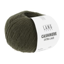 Lang Yarns - Cashmere Ekstra Lace Fv. 99 Army Grn