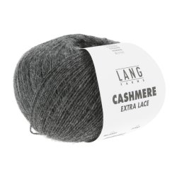 Lang Yarns - Cashmere Ekstra Lace Fv. 205 Mrk Gr Melange