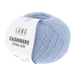 Lang Yarns - Cashmere Ekstra Lace Fv. 233 Lys Jeans Melange