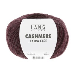 Lang Yarns - Cashmere Ekstra Lace Fv. 262 Vinrd Melange
