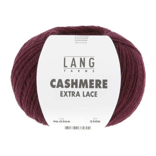 Lang Yarns - Cashmere Ekstra Lace Fv. 266 Br Melange
