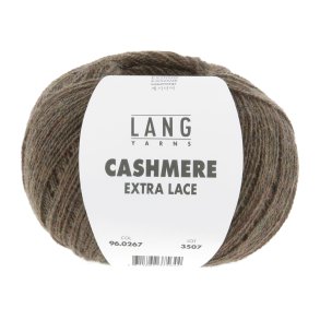 Lang Yarns - Cashmere Ekstra Lace Fv. 267 Choko Melange