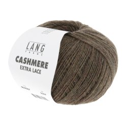 Lang Yarns - Cashmere Ekstra Lace Fv. 267 Choko Melange