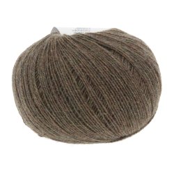 Lang Yarns - Cashmere Ekstra Lace Fv. 267 Choko Melange
