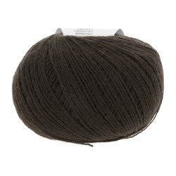 Lang Yarns - Cashmere Ekstra Lace Fv. 268 Mrk Brun Melange