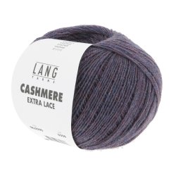 Lang Yarns - Cashmere Ekstra Lace Fv. 290 Mrk Lilla Melange