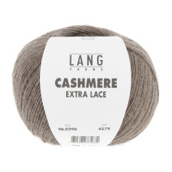 Lang Yarns - Cashmere Ekstra Lace Fv. 296 Sten Melange