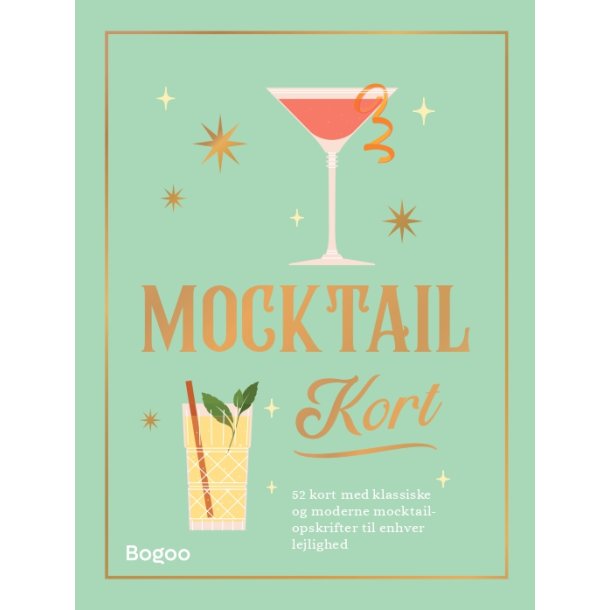  Mocktailkort - 52 kort med klassiske og moderne mocktailopskrifter til enhver lejlighed