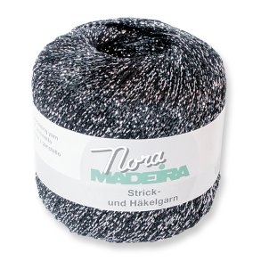 Madeira Nora Effektgarn Fv 360 Sort/Slv