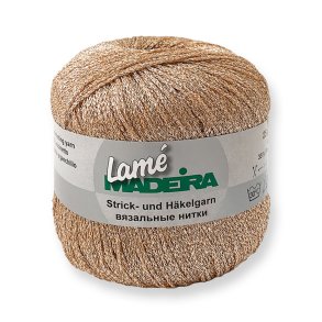 Madeira Lam - Effektgarn Fv 421 Guld