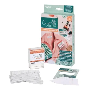 Craft Labeler Stempel S�t, - Lav dine egne tekstilm�rker