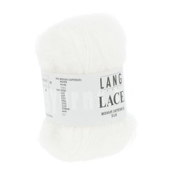 Lang Yarns - Lace Superkid Mohair Fv. 992.0001 Hvid