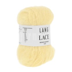 Lang Yarns - Lace Superkid Mohair Fv. 992.0013 Lys Gul