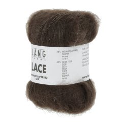Lang Yarns - Lace Superkid Mohair Fv. 992.0168 Mrk Brun