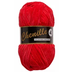 Lammy - Chenille 4 Fv. 43 Skarp R�d