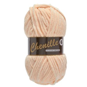 Lammy - Chenille 6 Fv. 218 Lys Fersken