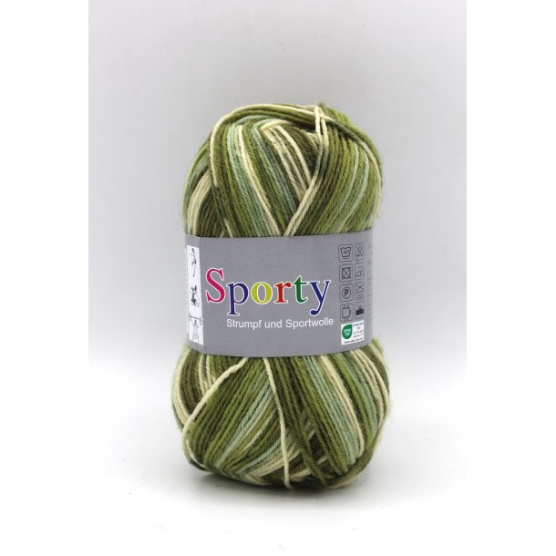 Sporty Str�mpegarn Fv. 647 Gr�n Multi