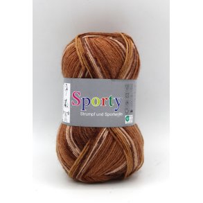 Sporty Str�mpegarn Fv. 651 Brun Multi