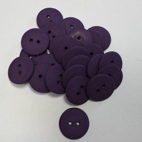 Plastknap Lilla 20mm 50 stk (Restsalg)