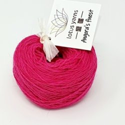 Lotus Yarn - Angora`s Finest Fv. 13 Fuchsia