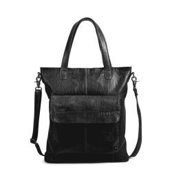 Muud - Arendal - Hndlavet skulder taske. Farve Sort