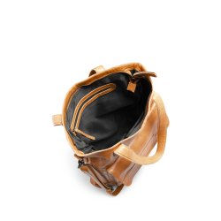 Muud - Arendal - Hndlavet skulder taske. Farve Whisky