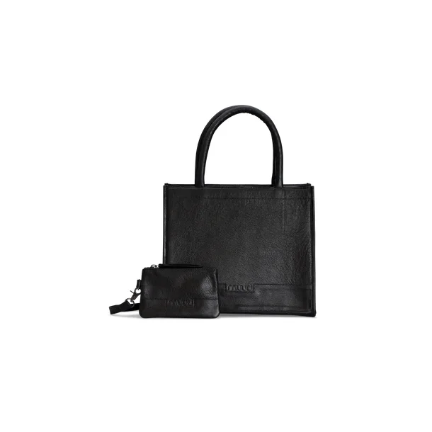 Muud - Bina - Lder Shopper. Farve Sort