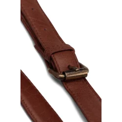 Muud - Caia Lder Skulderrem Farve Rich Brown