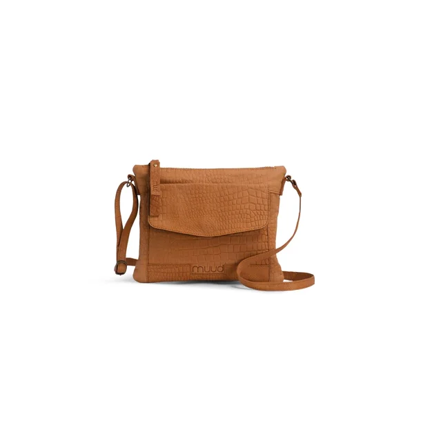 Muud - Croco Vads - limited Crossbody Fv. Whisky