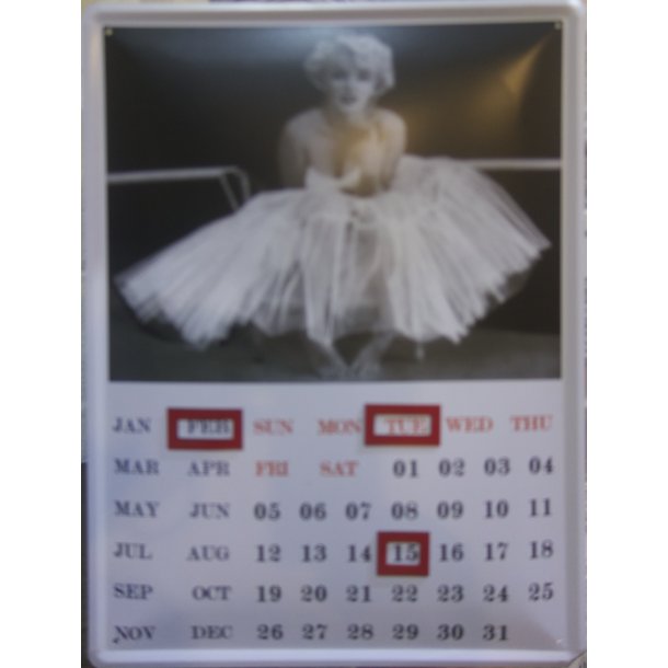 Marilyn Monroe Evigheds kalender