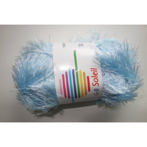 Pelsgarn Soleil. Fv. 120 - LYS BL