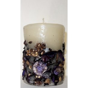 H�ndlavet Lys - Fashion Art - Flower