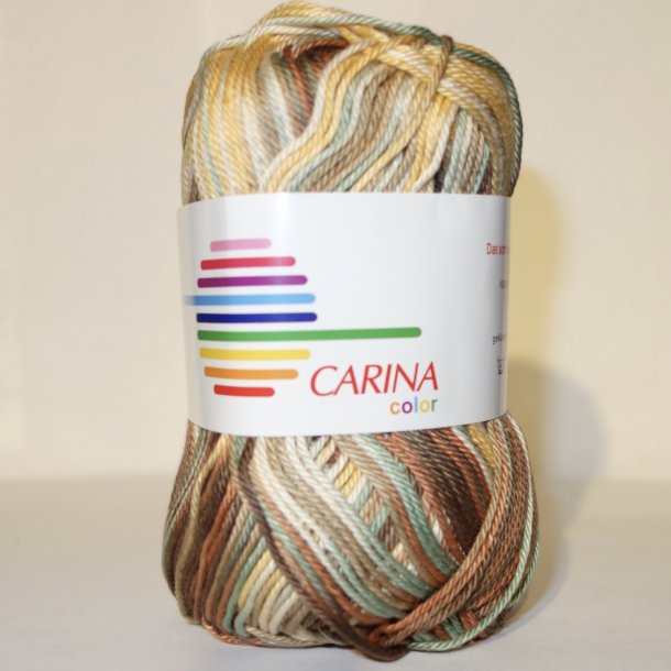 CARINA COLOR MERC. - Fv 17 Brun/Creme/Karry/Oliven multicolor 