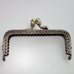 Taskebjle mellem. Bronze look 11 cm. (no.13)