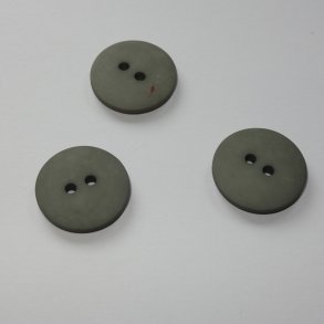 Plastknap duset gr� 20mm.  (no59)