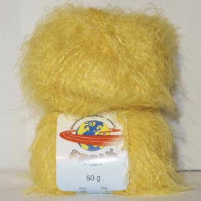  Freak Pelsgarn fra G-B. Fv. 190 Gul.