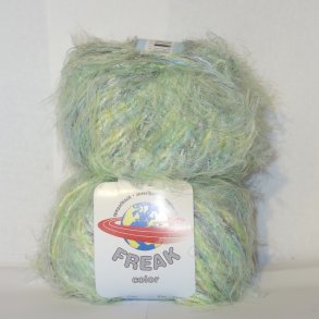 Freak Pelsgarn fra G-B. Fv. 108 Mint Ice Multi.