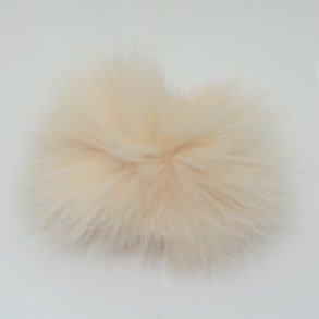 Pompon S�lvr�v 10 cm. Pudder (no117)