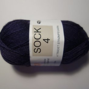 Hjertegarn - Sock 4 Strmpegarn fv 5775 Mrk Lilla