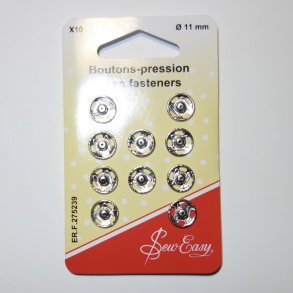 Tryklse -11mm 9 stk slv (275239)