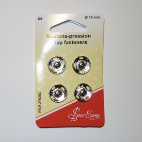 Tryklse -15mm 4 stk slv (275253)